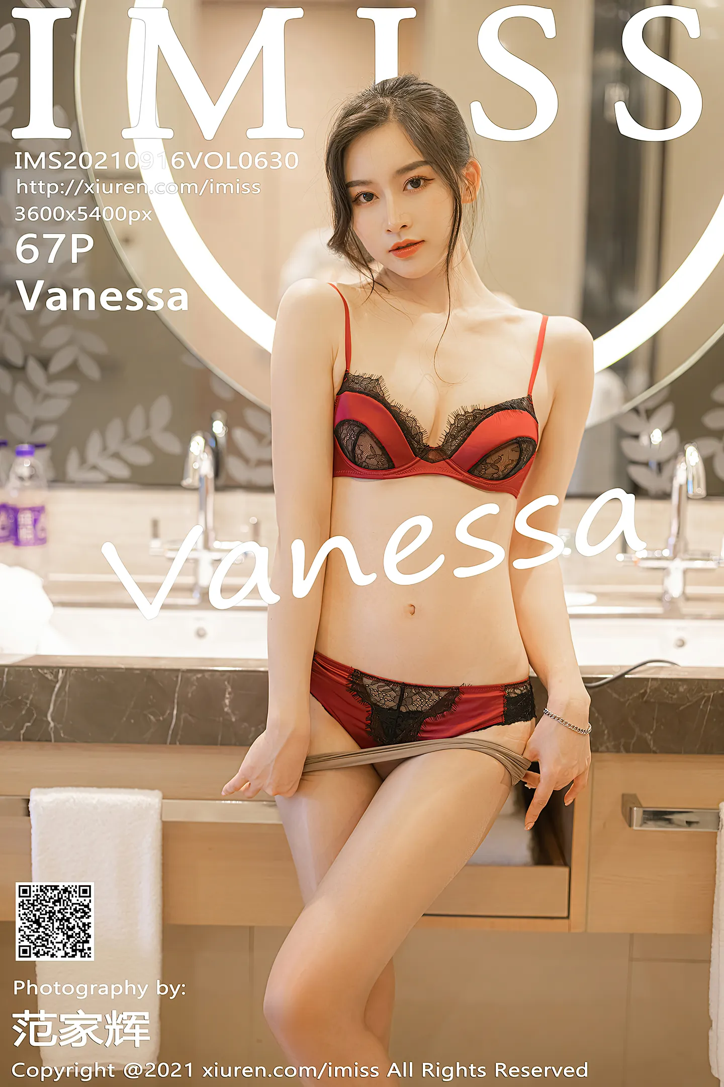 [IMISS爱蜜社]Vol.630_气质美女Vanessa私房半脱露性感透视内衣秀完美身材诱惑写真67P-秀人网 - XiuRen.Space